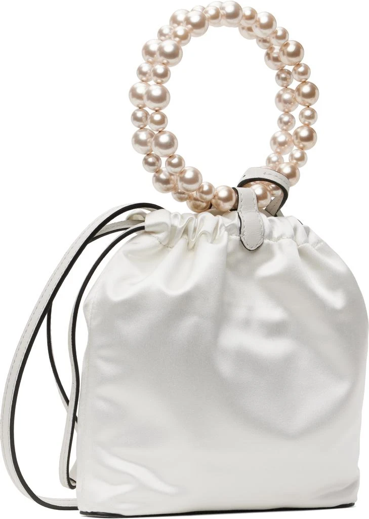 Moschino White Satin Bag 3