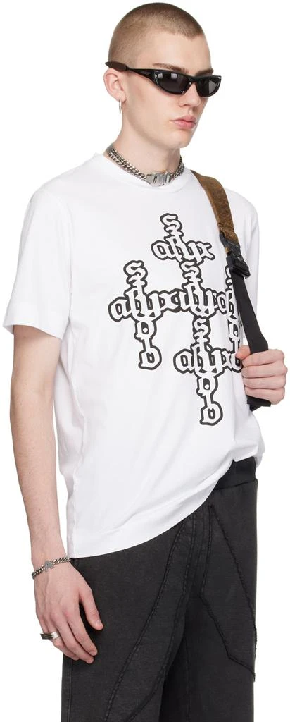 1017 ALYX 9SM White Cross T-Shirt 2