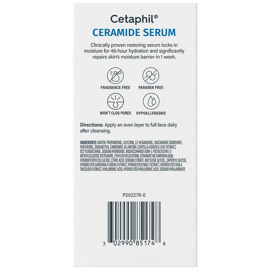 Cetaphil Ceramide Serum Unscented 6