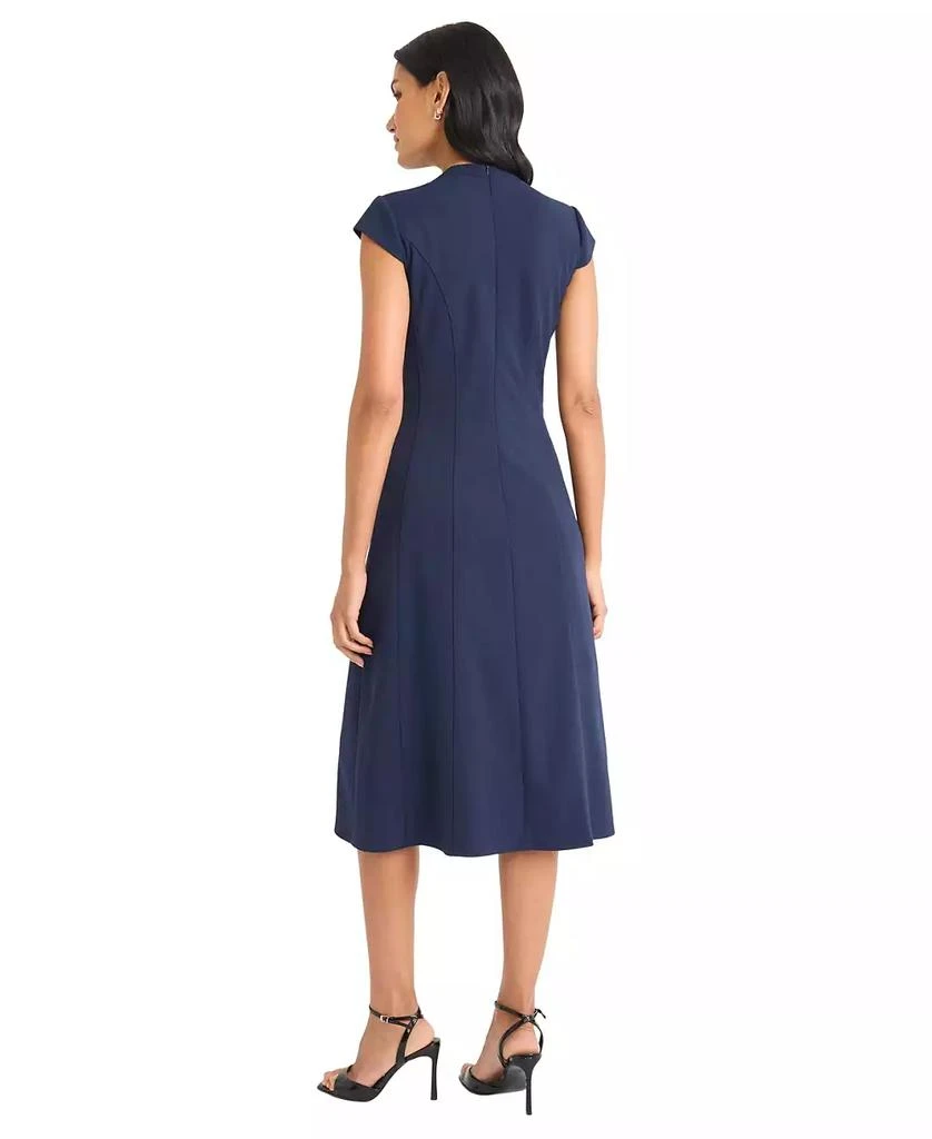Maggy London Women's Short-Sleeve Midi Dress - Dresses & Skirts - Free  Shipping - BeyondStyle