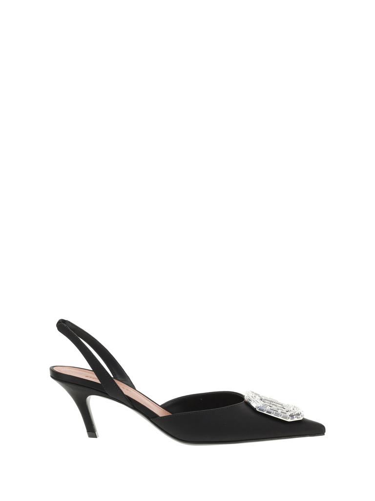 Amina Muaddi Camelia slingback Pumps