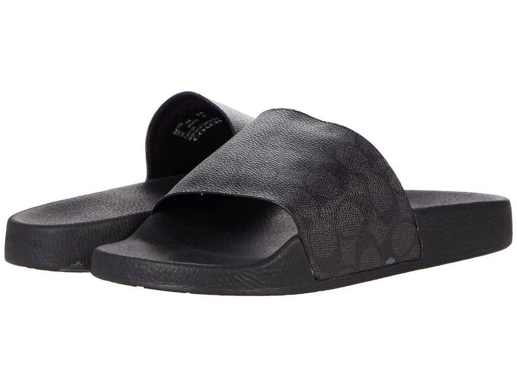 COACH Signature Coated Canvas Pool Slide 1