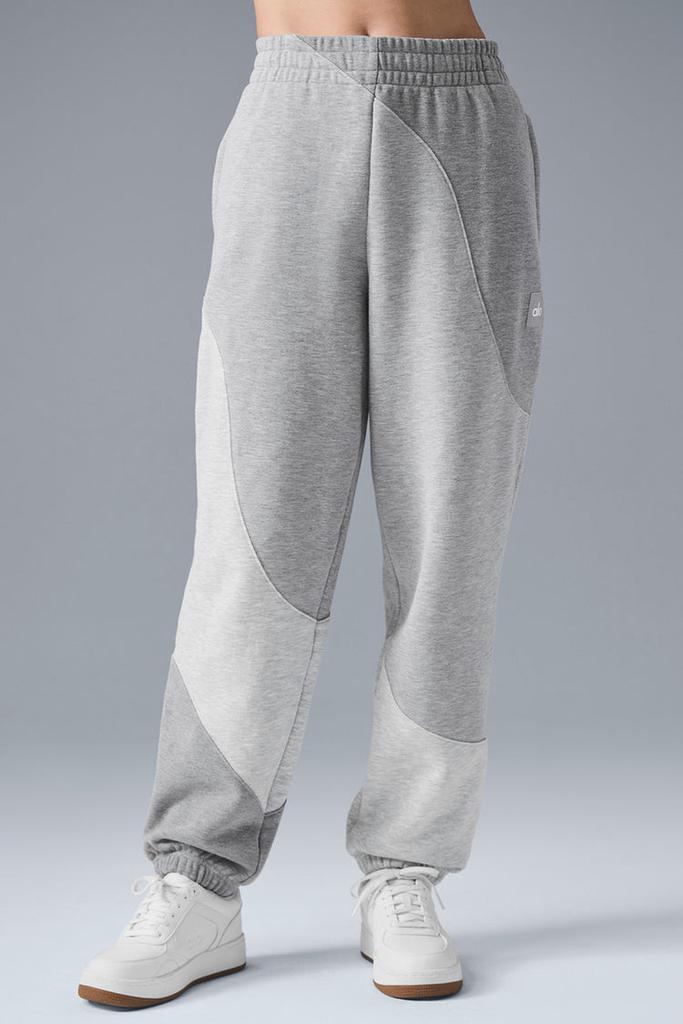 Alo Make Waves Sweatpant - Italian Plum Tonal