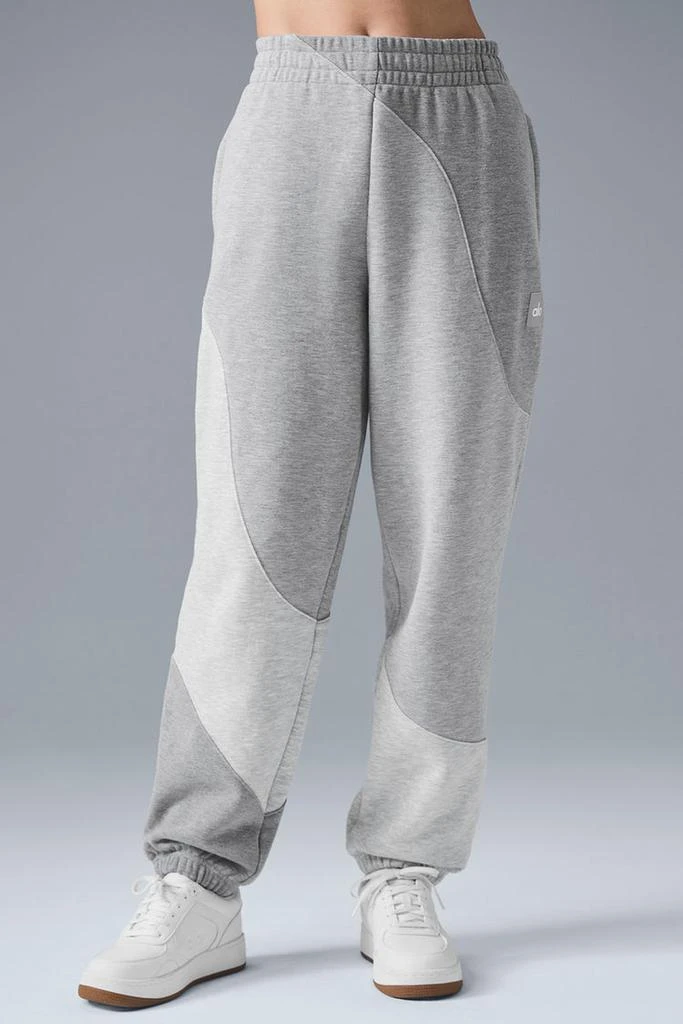Alo Make Waves Sweatpant - Italian Plum Tonal 2