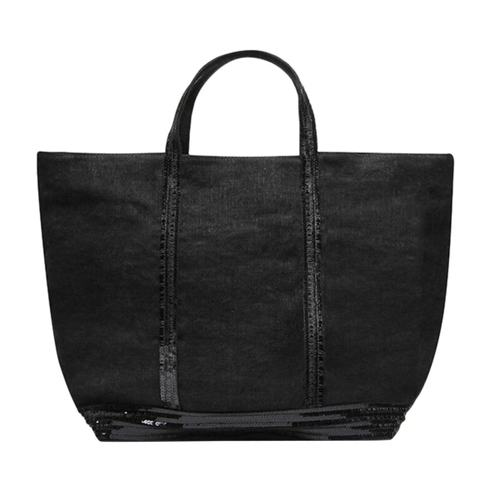 VANESSA BRUNO Linen XL cabas tote 7