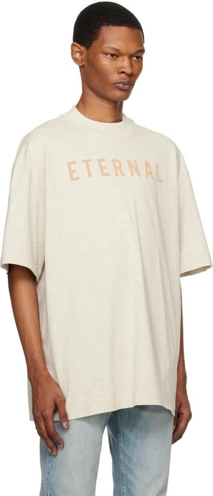 Fear of God Off-White Flocked T-Shirt 2