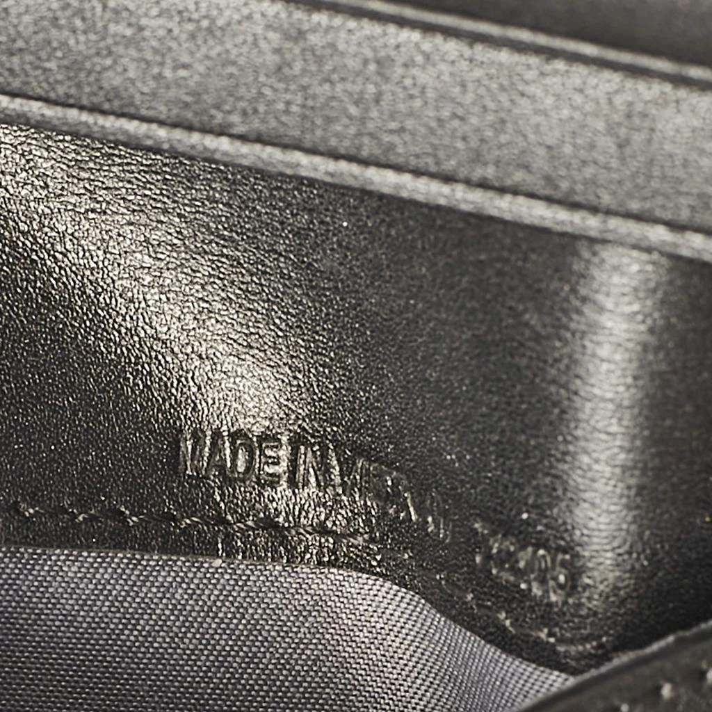 Tumi TUMI Blue/Black Printed Leather Gusseted Card Case 8