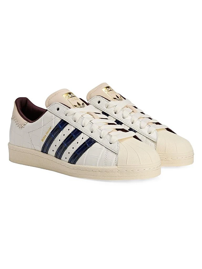 Adidas Unisex adidas x Wales Bonner Superstar Crocodile-Embossed Leather Sneakers 2