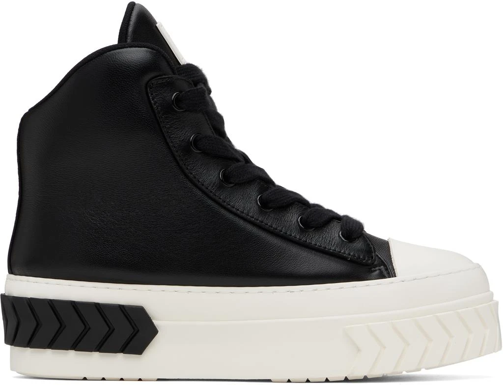 BOTH Black Tyres Platform Hi-Top Padded Sneakers 1