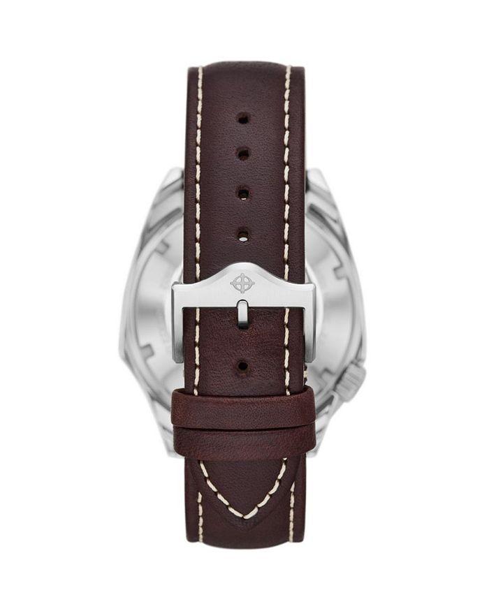 ZODIAC Field Olympos Automatic Leather Watch, 40mm