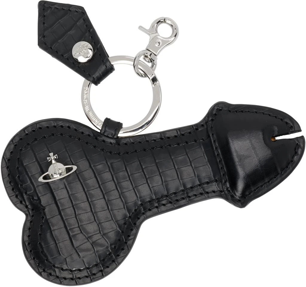 Vivienne Westwood Black Bell End Keychain