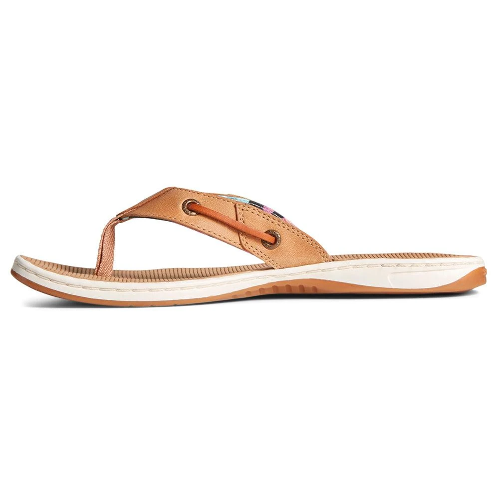 Sperry Seafish Coral Floral Flip Flops 3