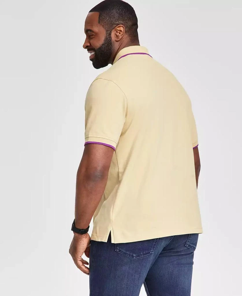 Club Room Men's Regular-Fit Tipped Performance Polo Shirt, Created for Macy's 2