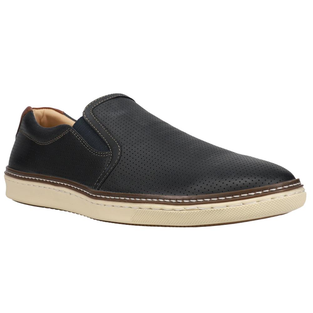 Johnston & Murphy McGuffey Perforated Slip On Shoes