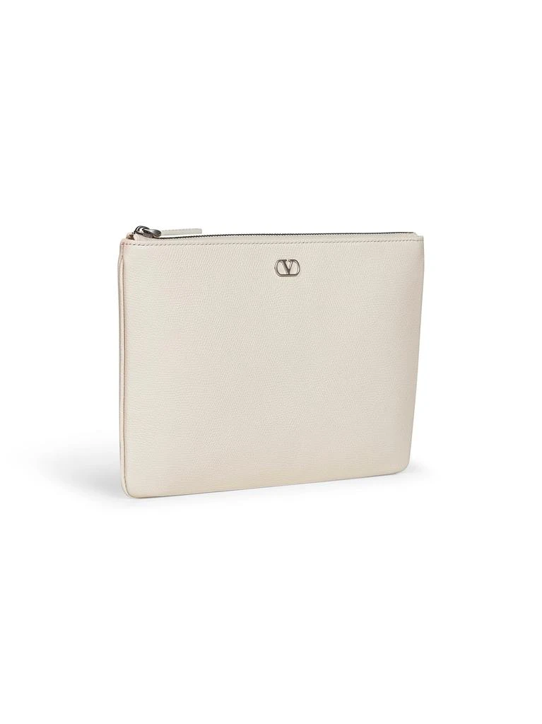 Valentino VALENTINO GARAVANI | Ivory Vlogo Signature pouch | Man | PZ 2