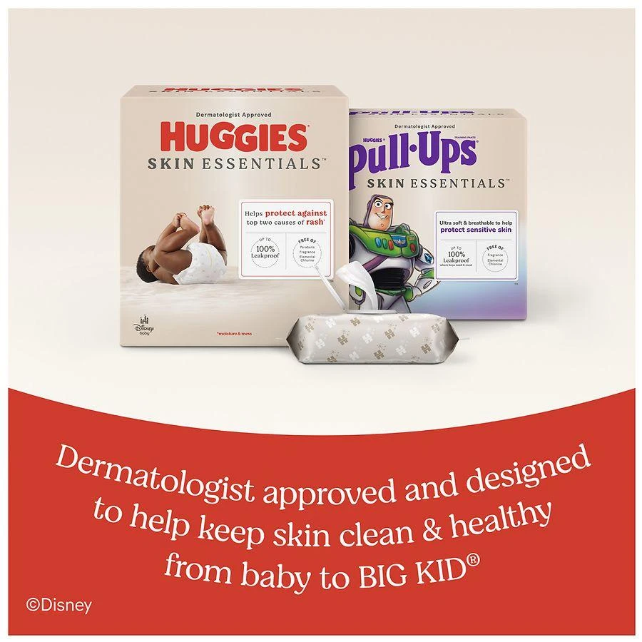 Huggies Baby Wipes, Flip Top Packs Unscented, 112 7