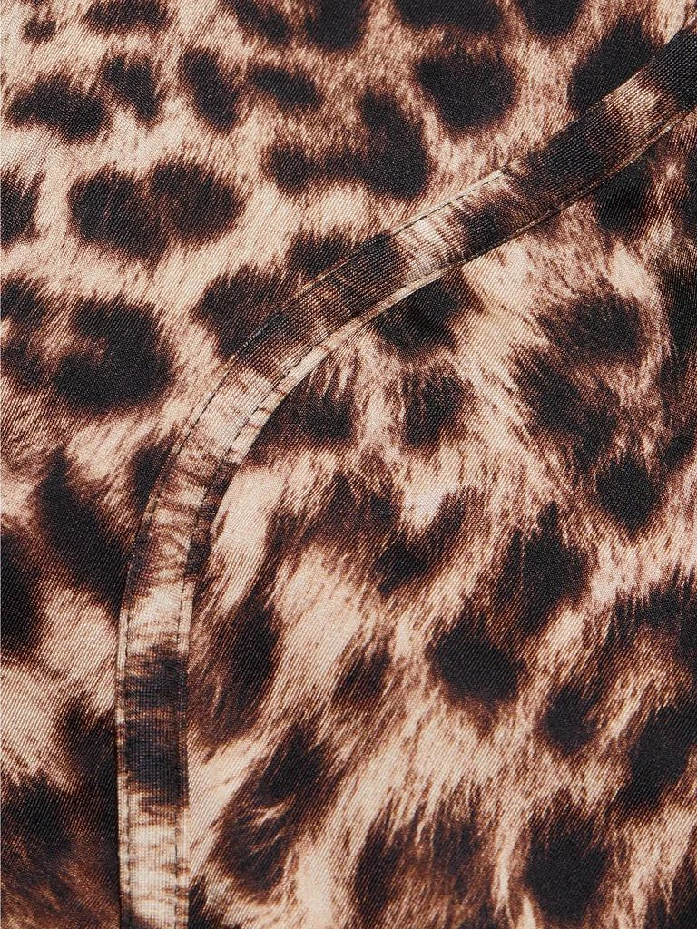 Good American Sweetheart Satin Leopard Bodysuit 8