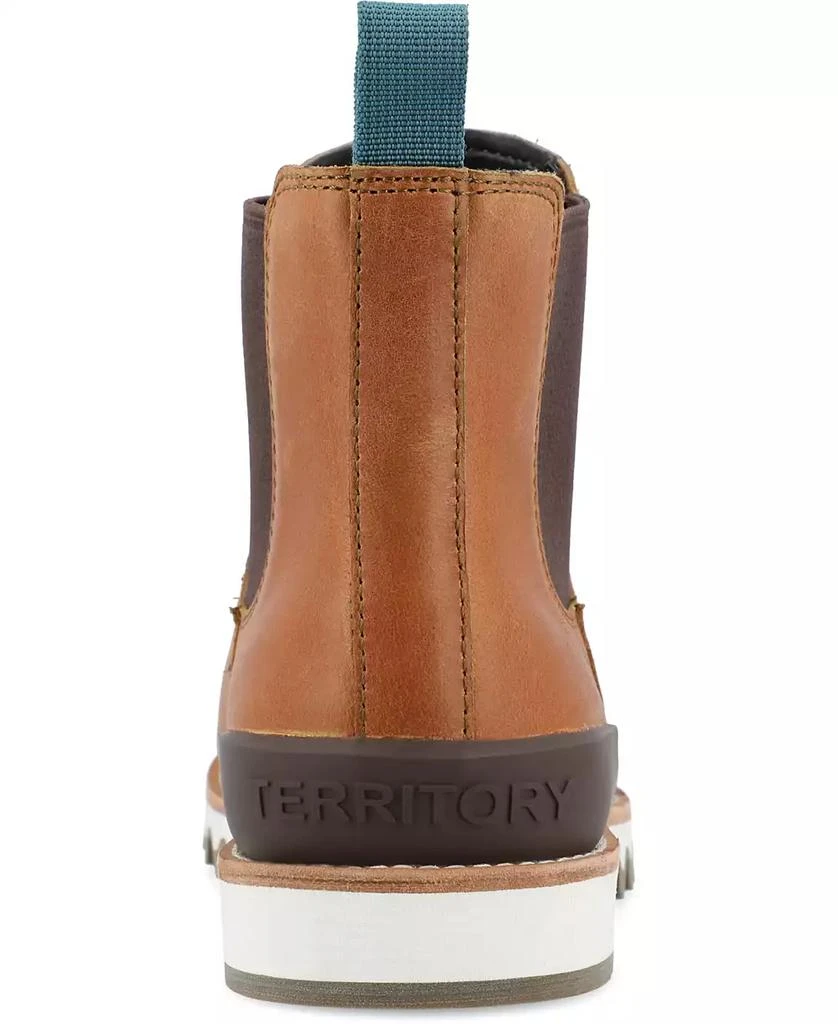 Territory Men's Yellowstone Tru Comfort Foam Pull-On Water Resistant Chelsea Boots 3