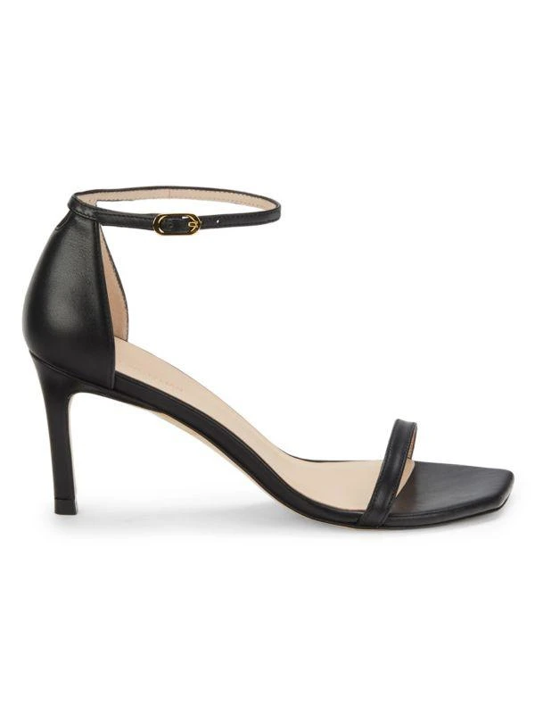 Stuart Weitzman Amelina Leather Ankle-Strap Sandals 1