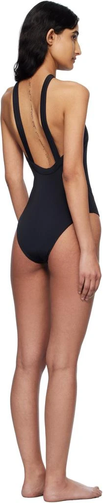 Versace Black Gianni Ribbon One-Piece Swimsuit 3