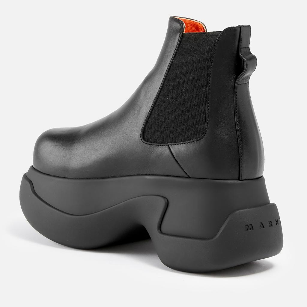 【MARNI】 CHELSEA BOOT Shiny Leather Chelsea Boot in Black – SVRN