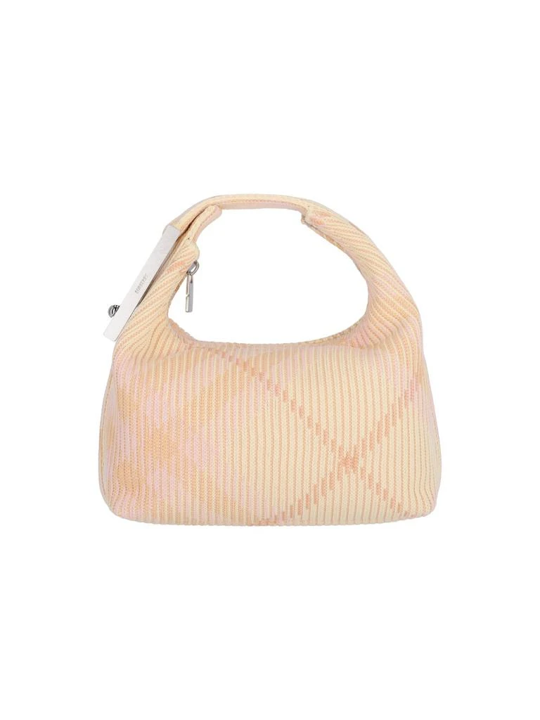 Burberry Burberry Check Pattern Zipped Tote Bag 1