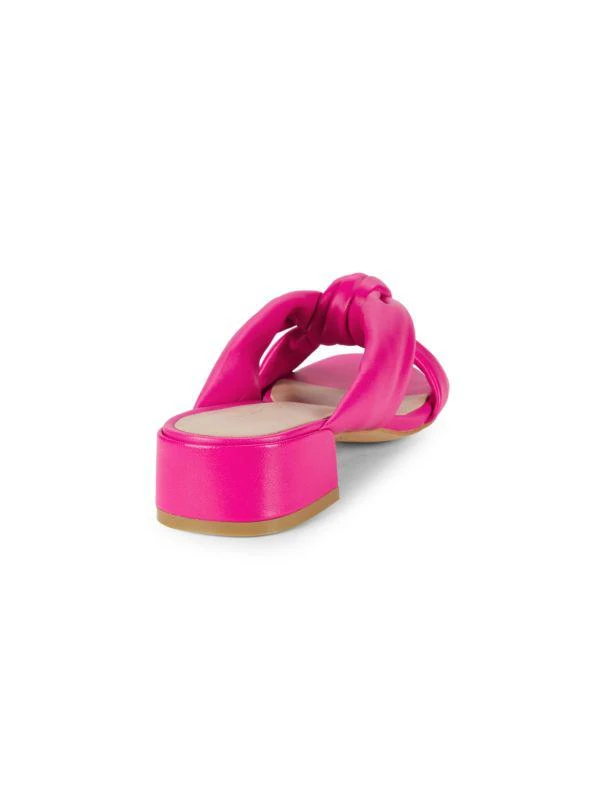 Stuart Weitzman Playa 35MM Leather Knot Sandals 3