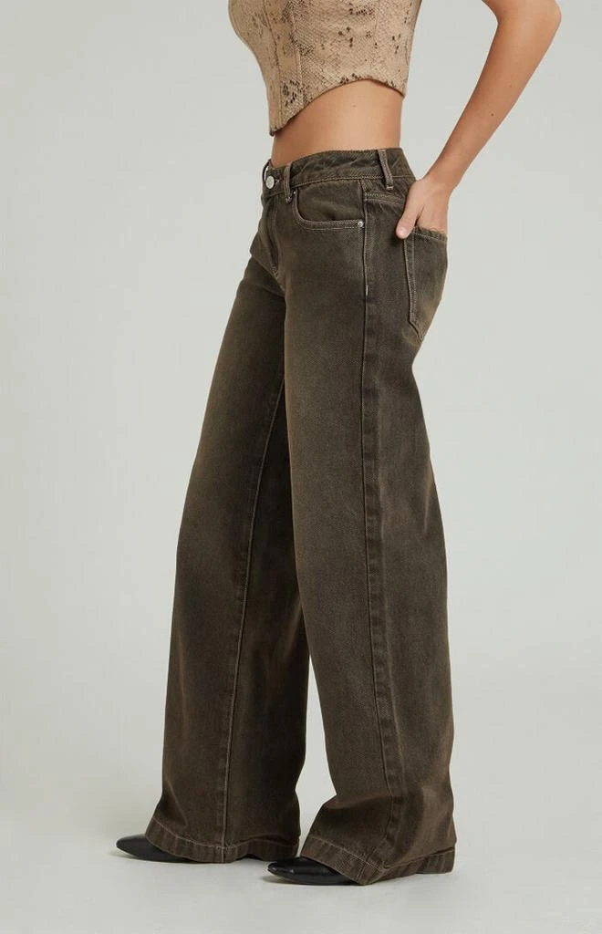 PacSun Casey Brown Low Rise Baggy Jeans 3