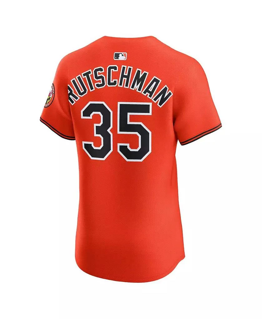 NIKE Men's Adley Rutschman Orange Baltimore Orioles Alternate 2 Elite Jersey 3