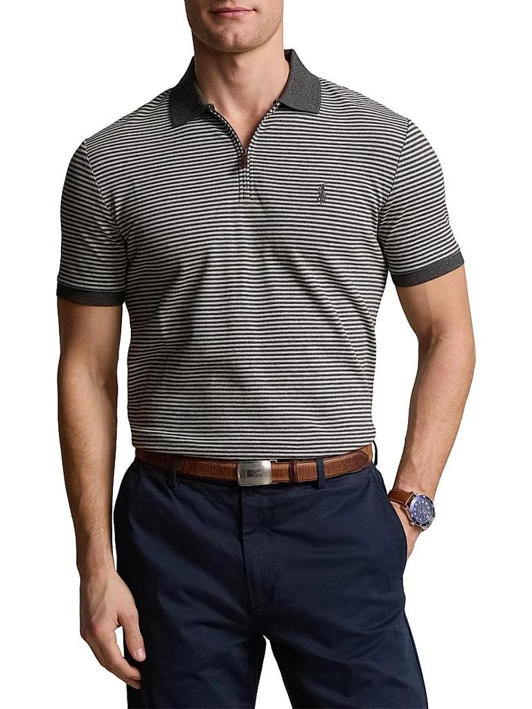 Ralph Lauren Striped Stretch Mesh Polo Shirt 3