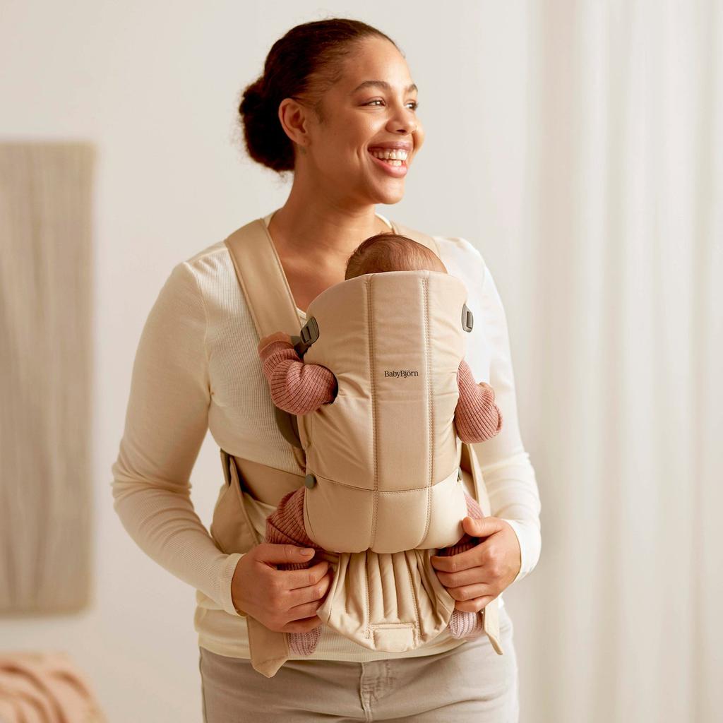 BabyBjörn BABYBJÖRN Mini Baby Carrier - Woven - Beige