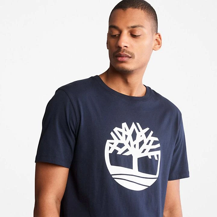 Timberland Tree Logo T-Shirt for Men in Navy 5