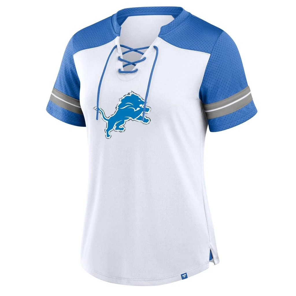 Fanatics Fanatics Lions Foiled Primary Lace-Up T-Shirt - Women's 1