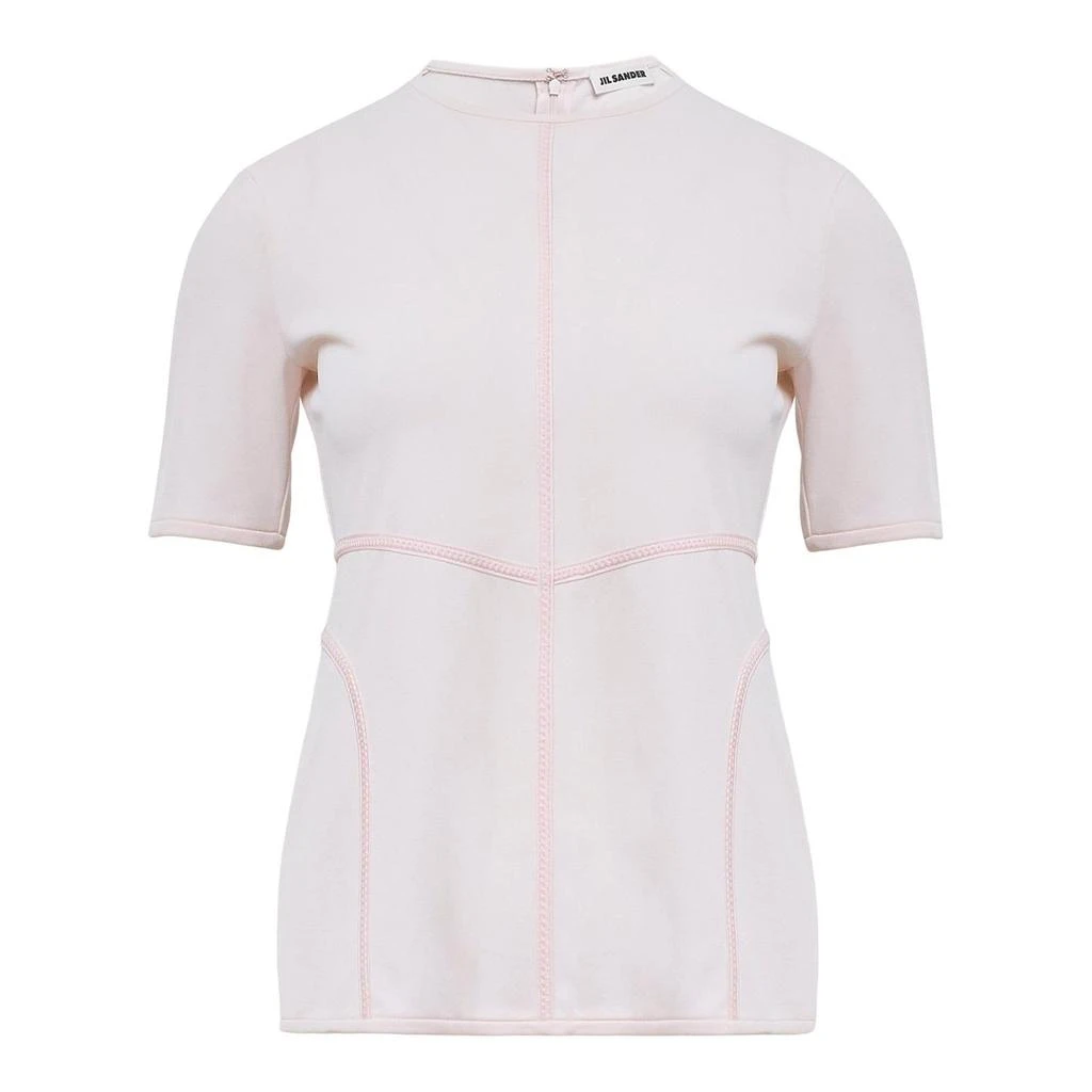 Jil Sander Jil Sander Zipped Crewneck Top from Cettire