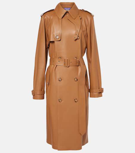 BBXYves Saint Laurent コート サイズ36 Yves Saint Laurent Women Brown Trench Coat Suede Belted