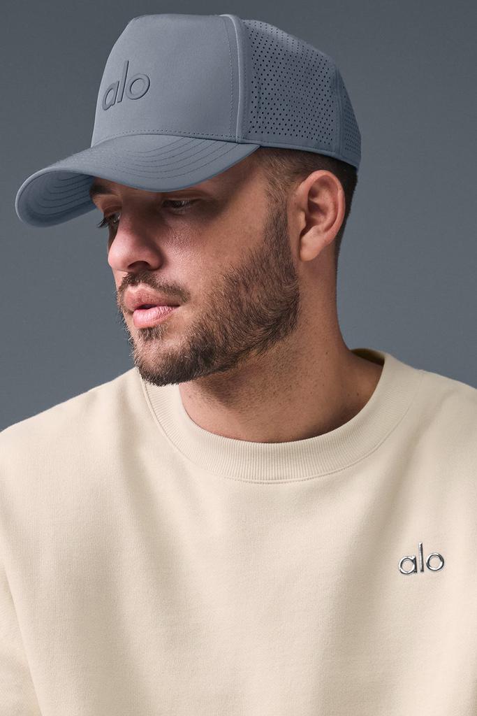 Alo Performance District Trucker Hat - Steel Grey - Hats - Free