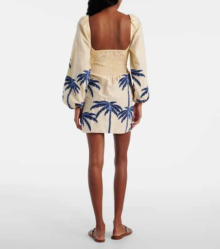 JOHANNA ORTIZ The Power Of The Sea cotton-blend minidress 3