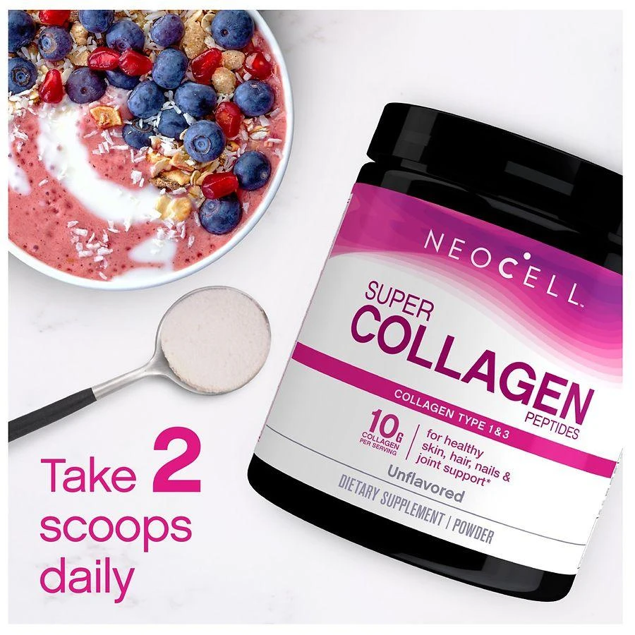 NeoCell Super Collagen Peptide Powder Unflavored 6