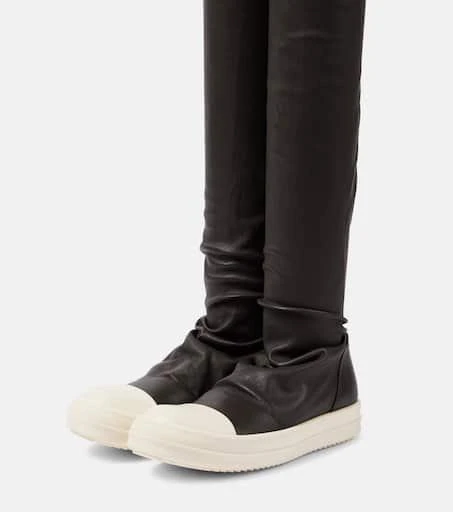 Rick Owens Stocking knee-high leather sneakers 5