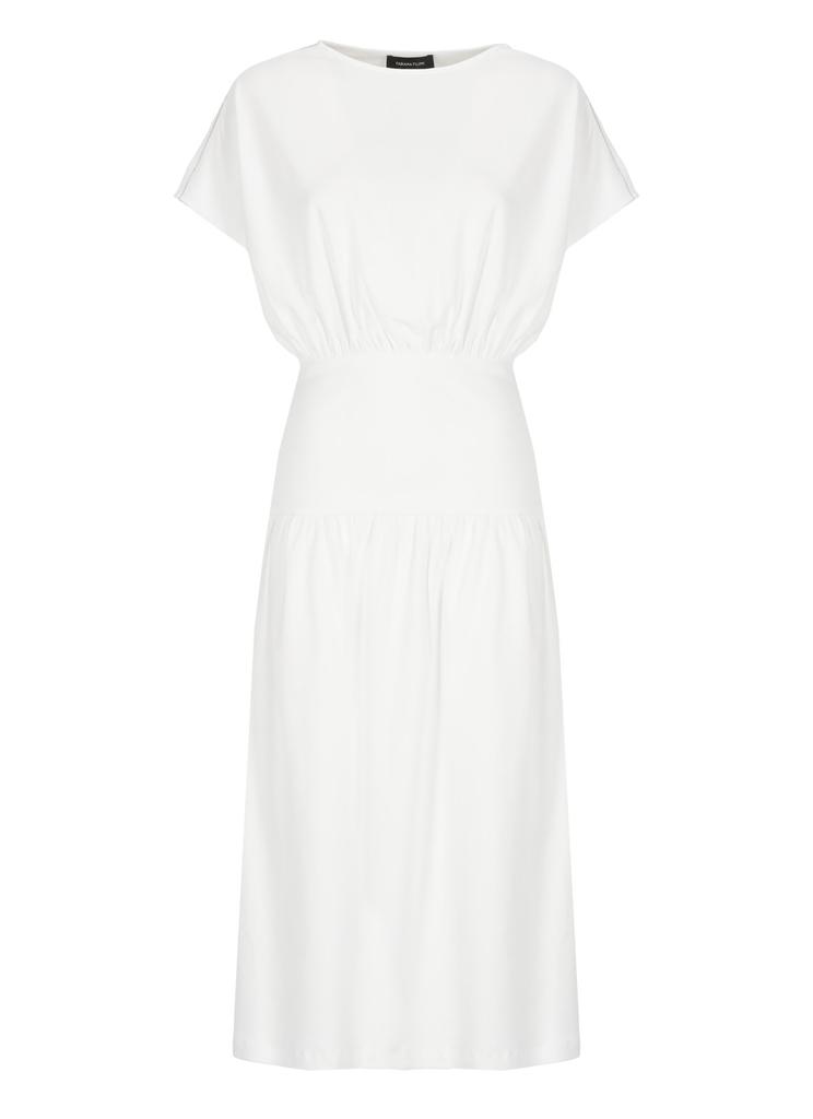 ワンピース FABIANA FILIPPI Viscose and linen corset waist dress Fabiana Filippi VISCOSE AND LINEN CORSET WAIST DRESS