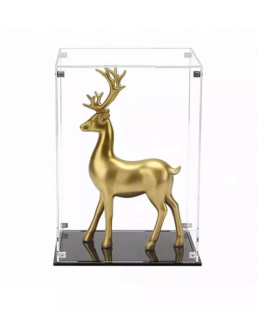 YIGII Clear Acrylic Display Box for Collectibles, Easy Assembly