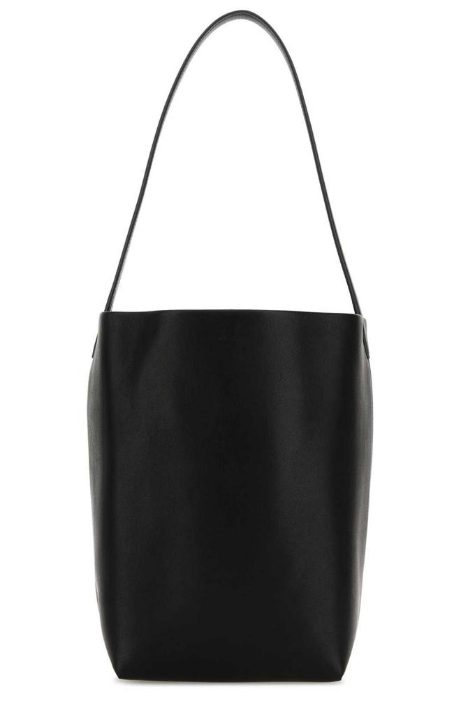 Medium N/S Park Tote Bag Black in Cotton Canvas – The Row