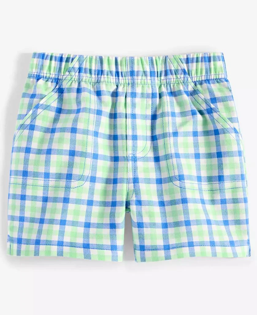 First Impressions Baby Boys Outdoor Check Twill Shorts, Exclusively at Macy's 1