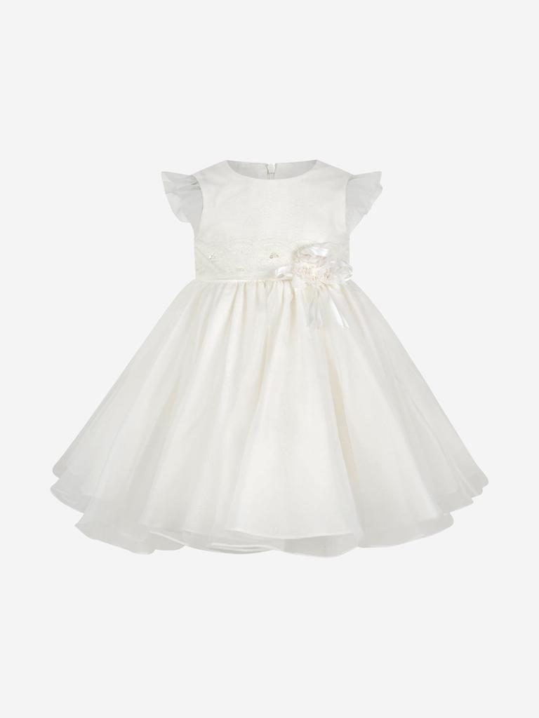 Sarah Louise Sarah Louise Girls Dress - Organza & Lace Trim Ceremonial Dress