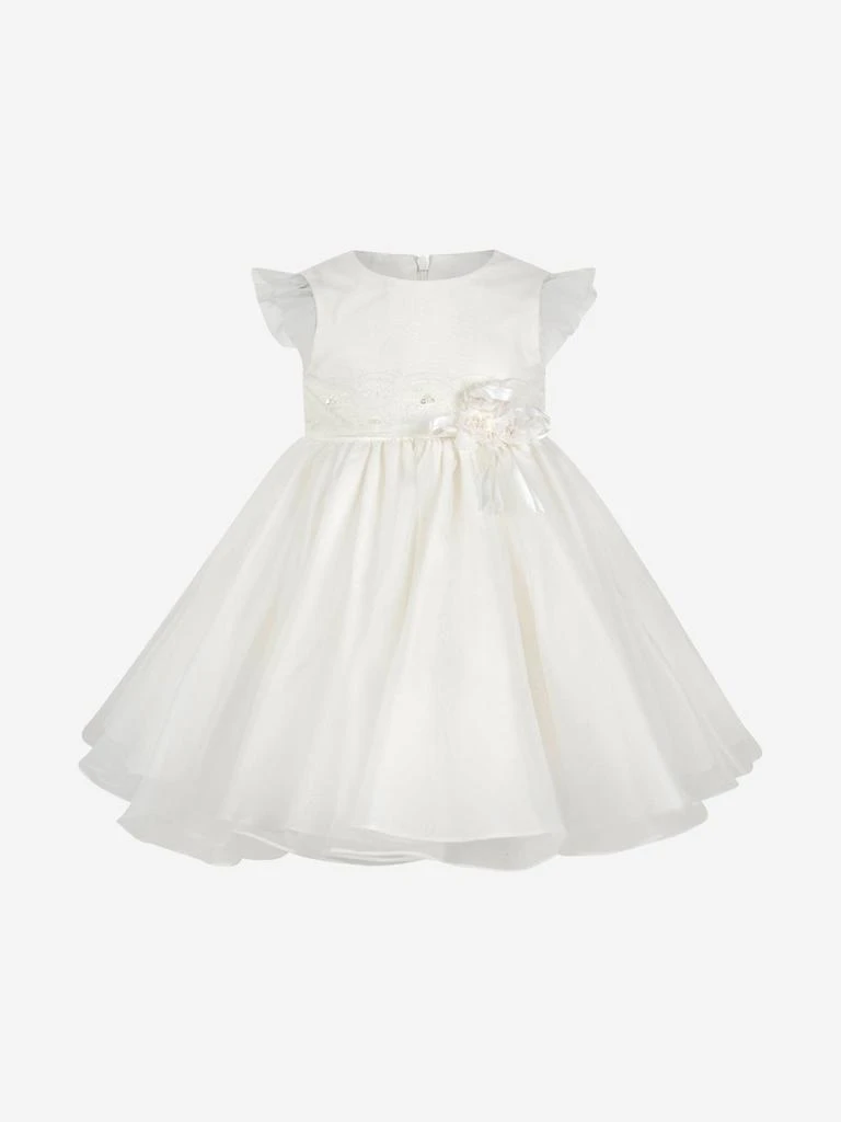 Sarah Louise Sarah Louise Girls Dress - Organza & Lace Trim Ceremonial Dress 1