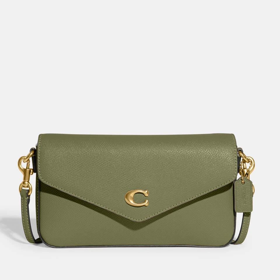 Coach Coach Women's Crossgrain Leather Wyn Cross Body Bag - Moss 1