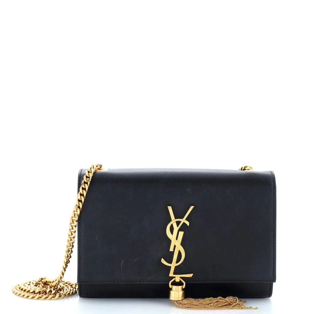 Yves Saint Laurent Classic Monogram Tassel Crossbody Bag Leather Small 1