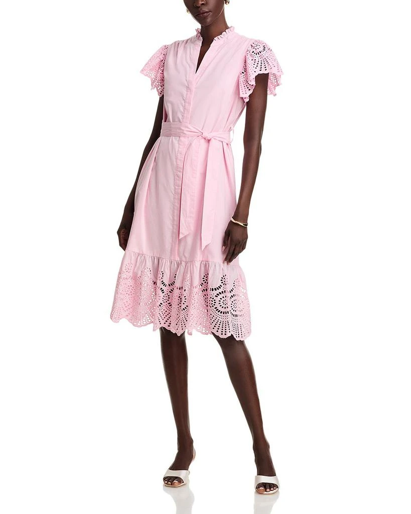 KOKO + MASON Eyelet Trim Dress 1