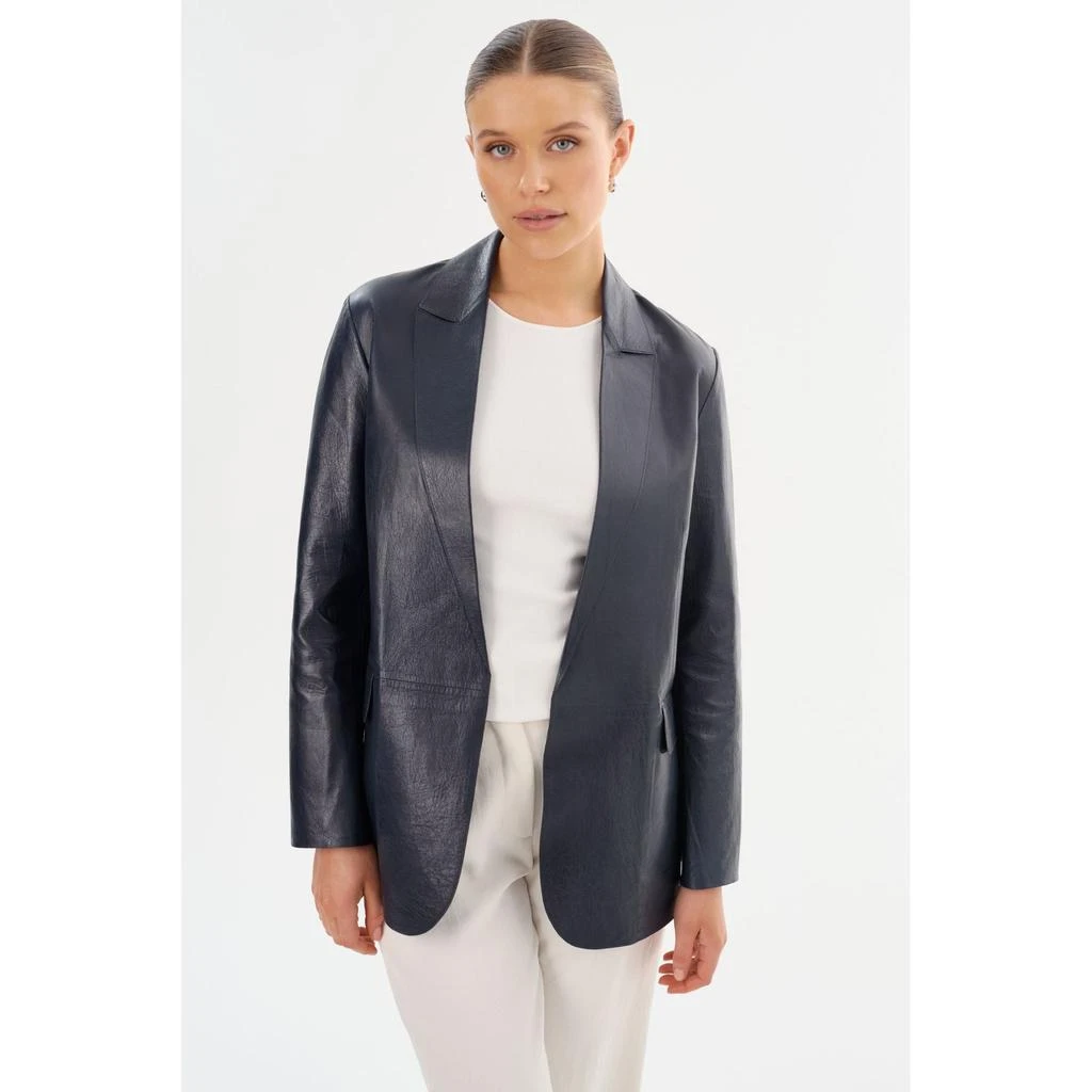 Quirina Leather Blazer – On Sale Now with Up to 30% Off