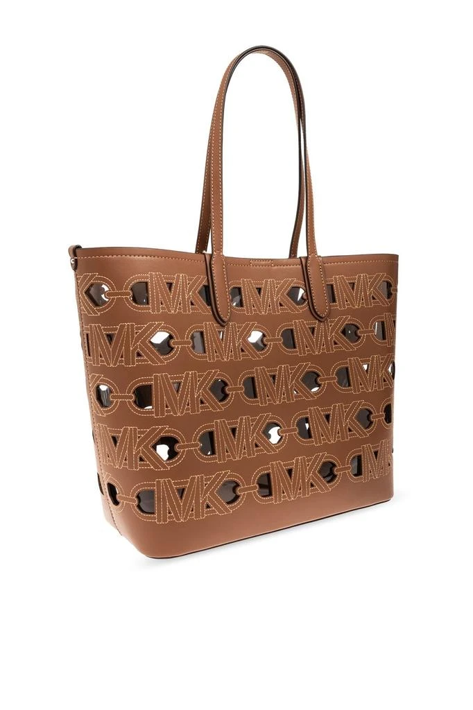 Michael Kors Michael Michael Kors Eliza Large Perforated Empire Logo Tote Bag 3